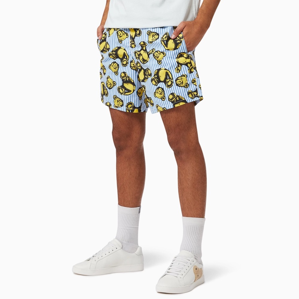 Palm Angels x Vilebrequin bear print swim shorts